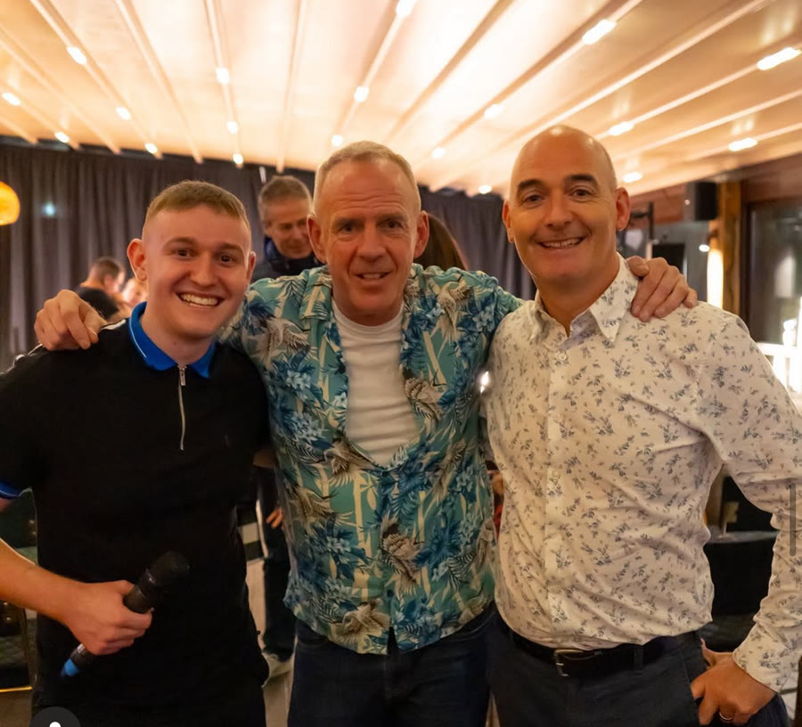 Louie at Rockwater Hove with well-known guests
